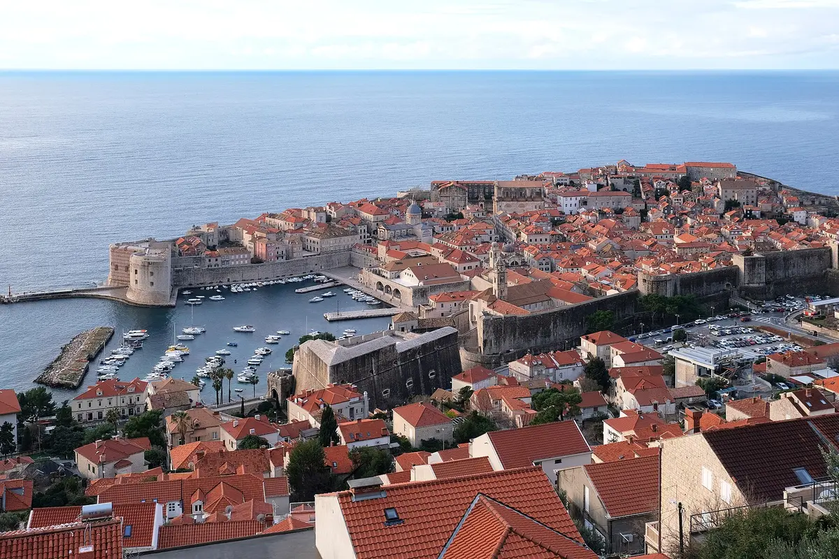 Dubrovnik old town and harbour, Croatia
