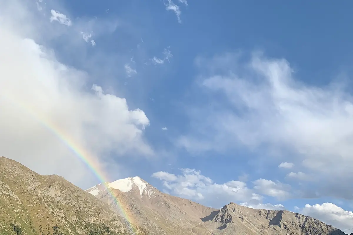Mountain landscape near Almaty, Kazakhstan