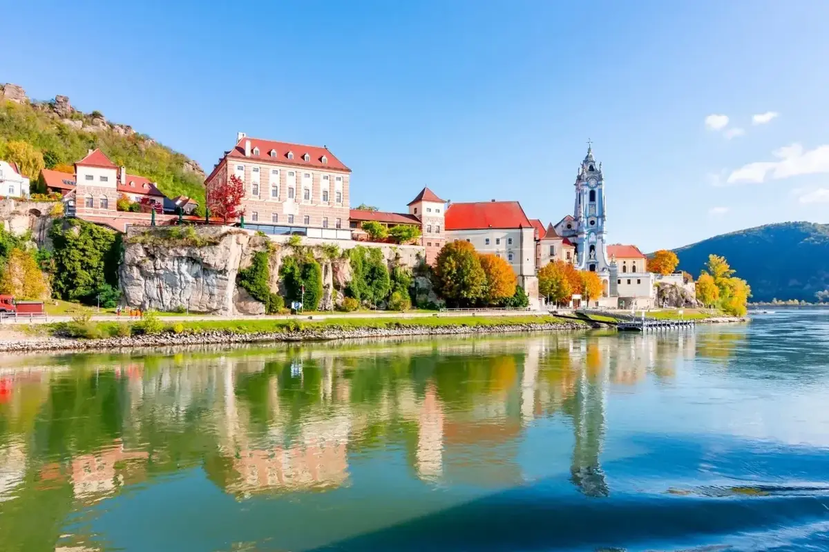 Durnstein on the Danube in Austria