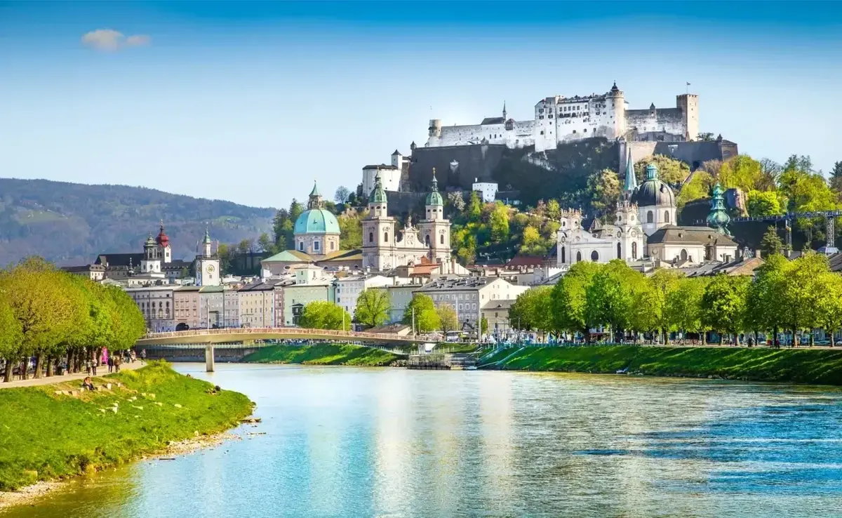 Durnstein on the Danube in Austria
