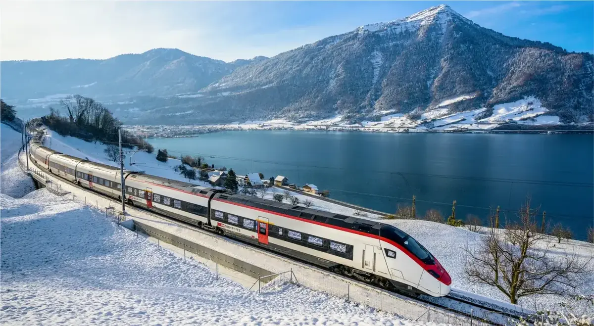 Switzerland tour packages - scenic Swiss Alps train journey