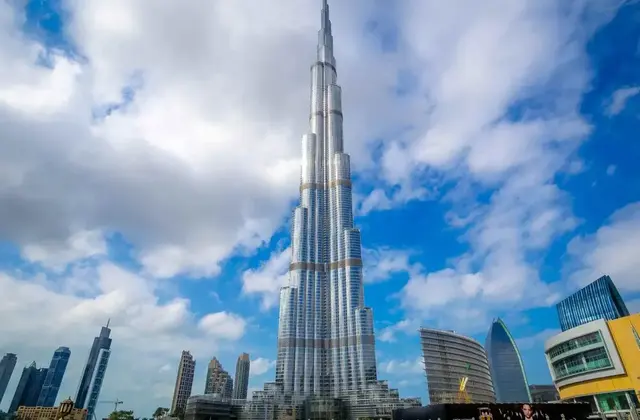Burj Khalifa skyline in Dubai, United Arab Emirates