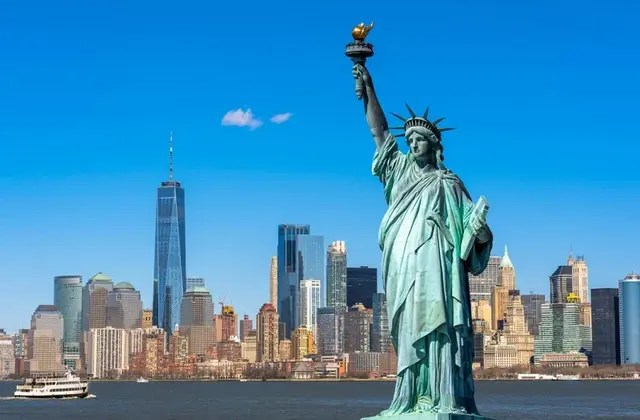 New York skyline and Statue of Liberty, USA tour packages from Pakistan