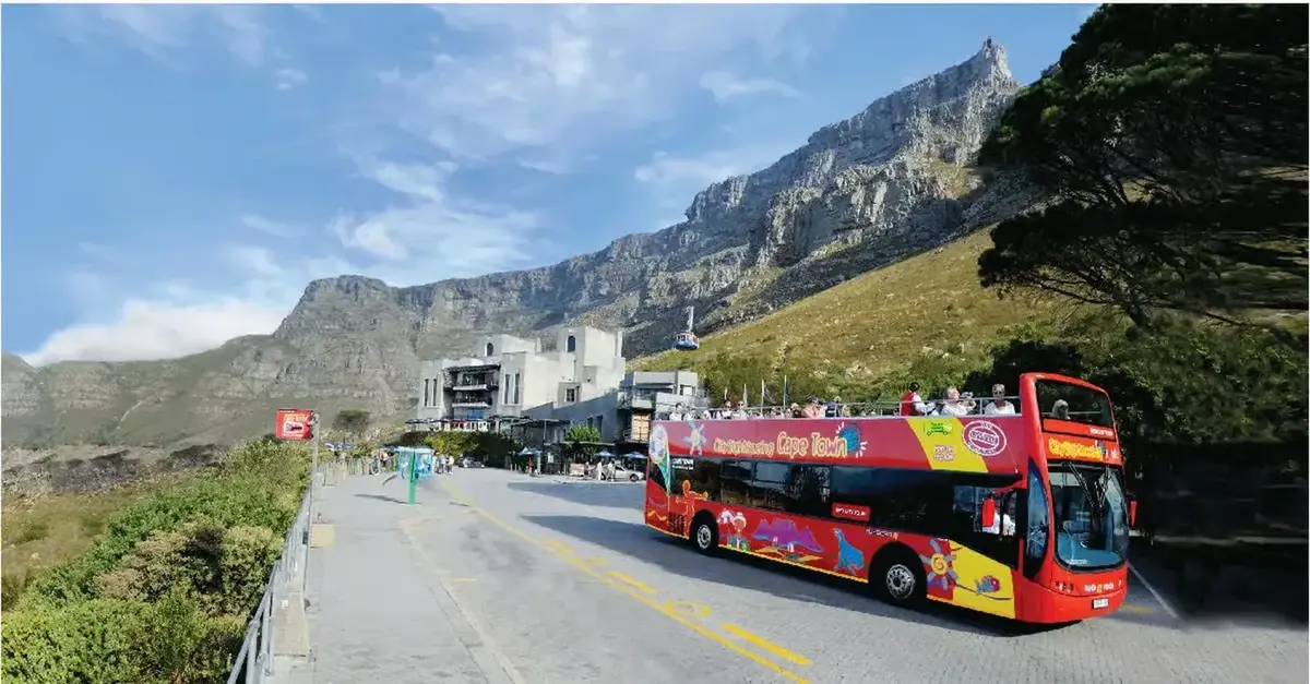 Cape Town and Table Mountain sightseeing in South Africa
